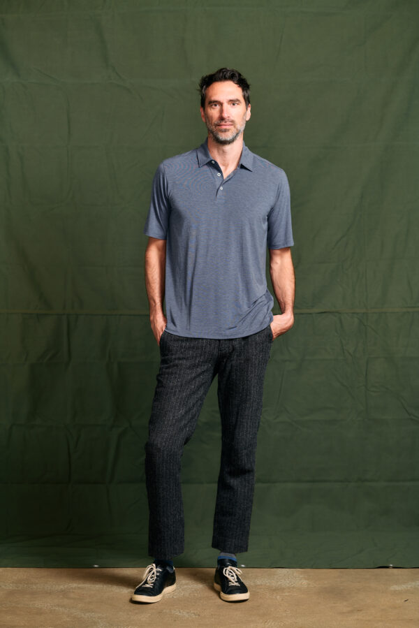 JM101 navy heather front